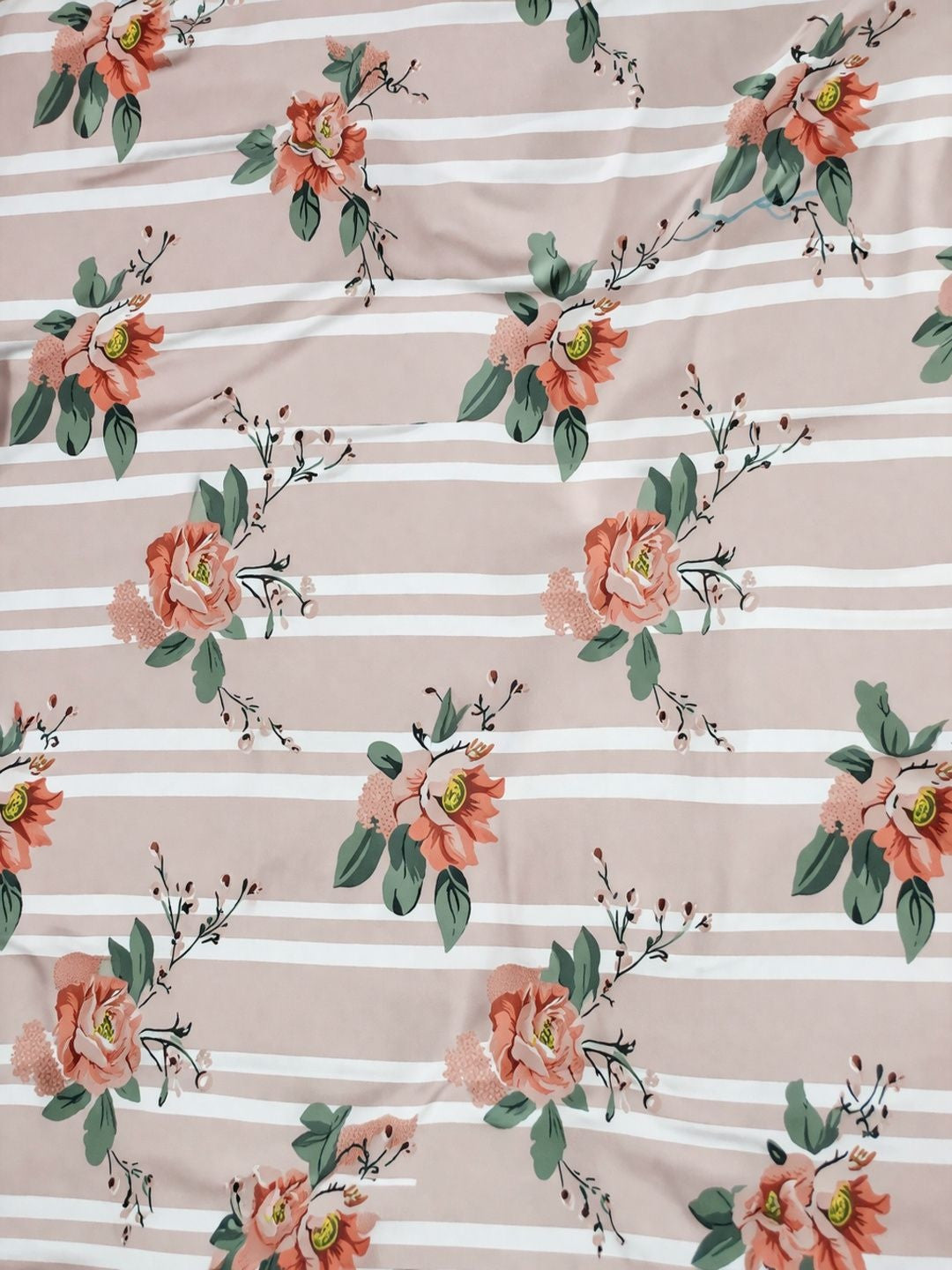 Floral ruffle bedsheet set, pink