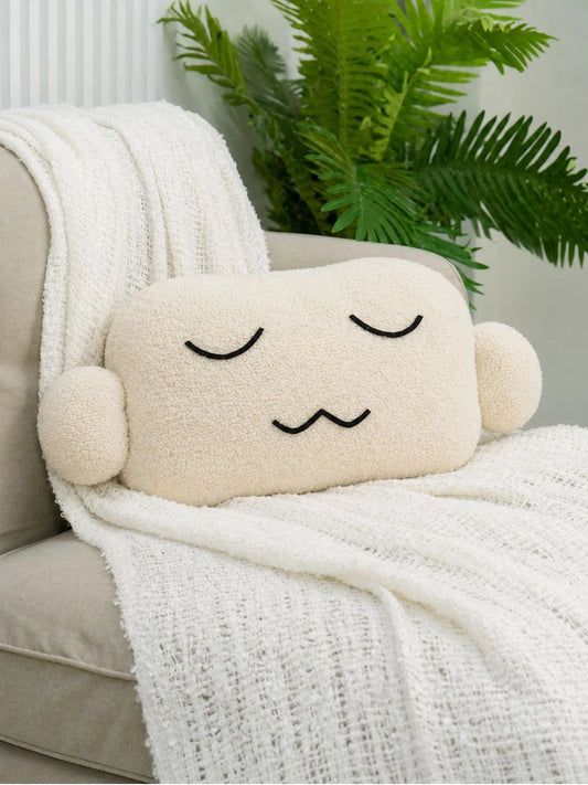 Off white cloud shaped floor cushions