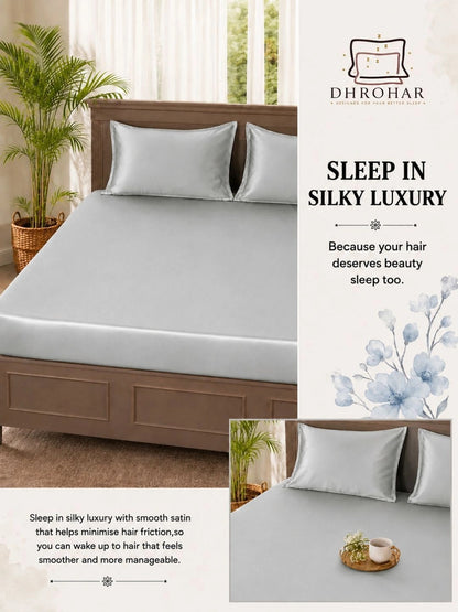 Blue king bedsheet