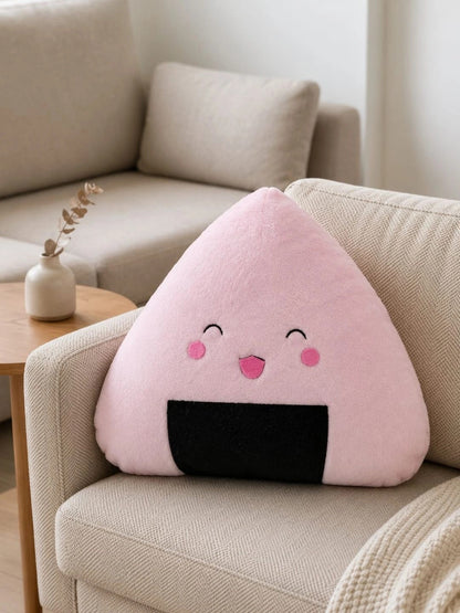 Pink printed floor cushions
