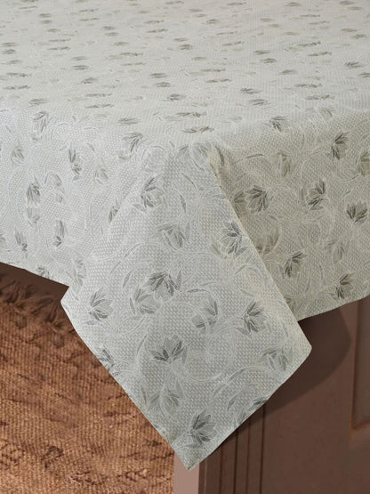 Grey & beige floral queen bedsheet