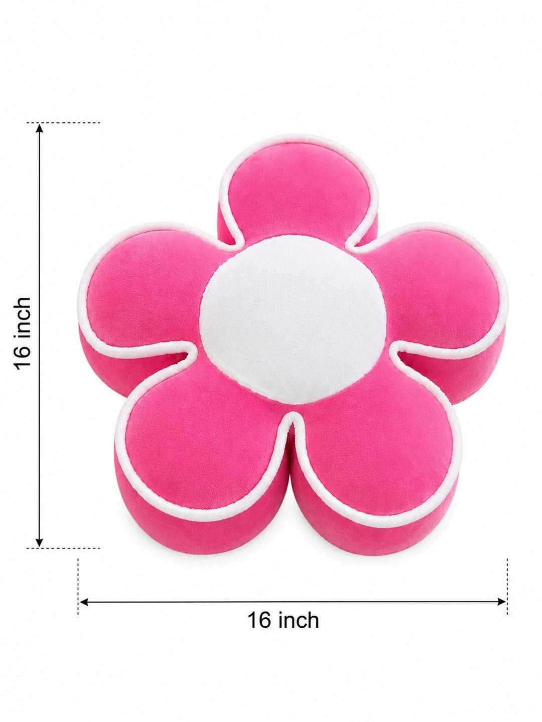 Pink cotton flower shape cushions
