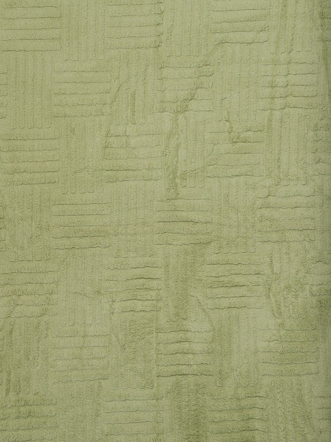 Lime green geometric mild winter double bed blanket
