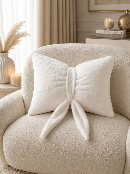 White rectangle floor cushions