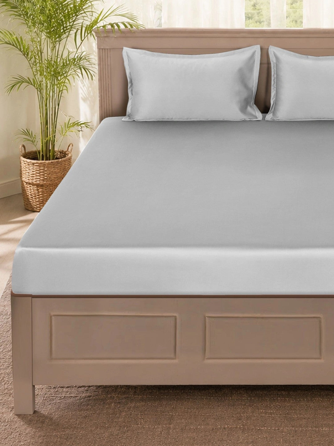 Blue king bedsheet