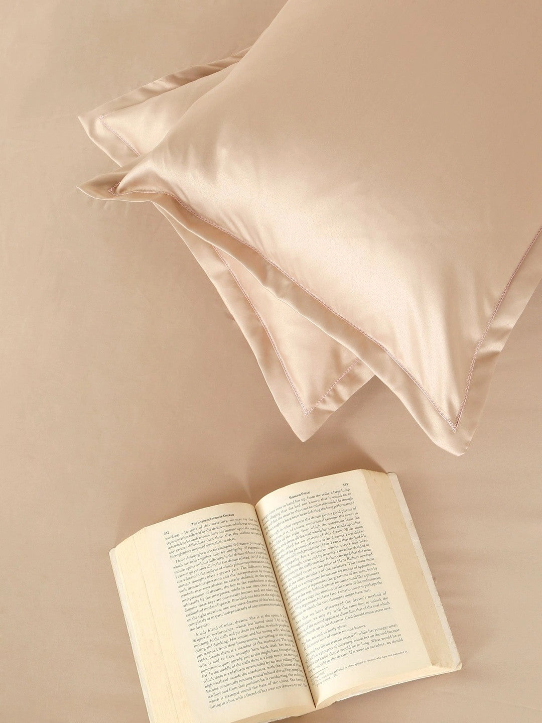 Beige king bedsheet