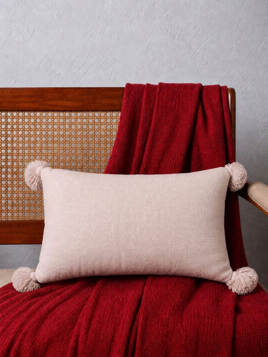 Pink cotton filled cotton sleep pillow